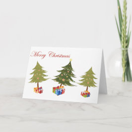 De Cadeaus van Kerst - Vrolijk Kerstfeest Feestdagen Kaart