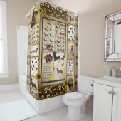 De cadeaus voor Hondenliefhebbers van Dachshund Douchegordijn (In situ)