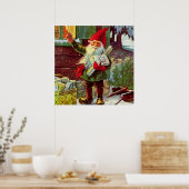 “De cadeaus zijn gearriveerd” door Jenny Nystrom Poster (Keuken)