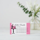 De cadeautabel visitekaartje (Staand voorkant)