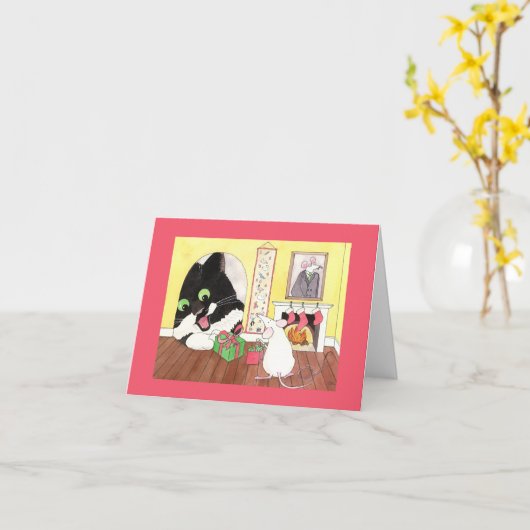 De cadeauuitwisseling kaart (Gele Bloem)