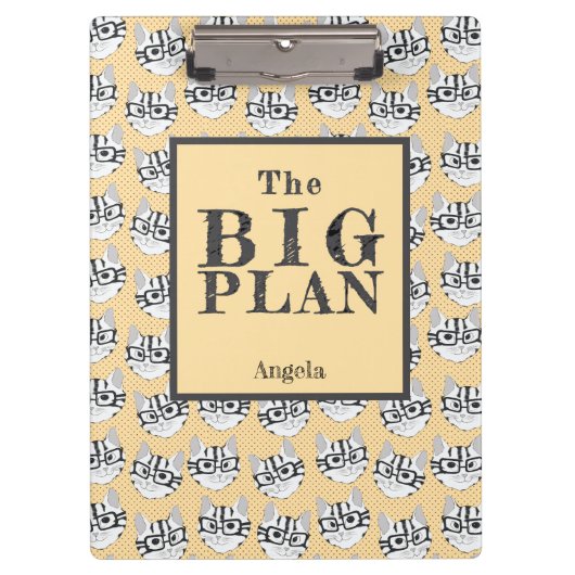 De Cadstudios The Big Plan Beige Klembord (Voorkant)