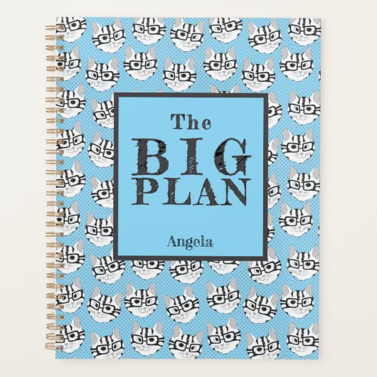 De Cadstudios The Big Plan Blauw Planner (Voorkant)