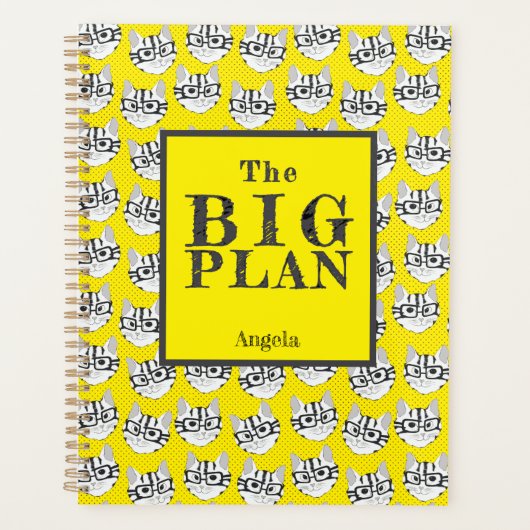 De Cadstudios The Big Plan Geel Planner (Voorkant)