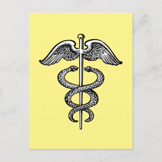 De Caduceus Briefkaart (Voorkant)