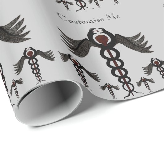 De Caduceus (ondergedompeld) Cadeaupapier (Rol Hoek)