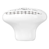 De Caduceus (ondergedompeld) Keramische Knop (Zijkant)