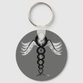 De Caduceus Sleutelhanger (Voorkant)