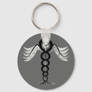 De Caduceus Sleutelhanger