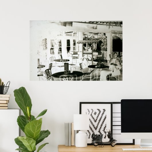 De Cafe Poster (Thuiskantoor)