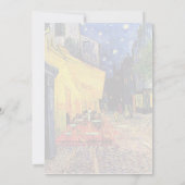 De Cafe Terrace in Arles in Night - van Gogh (Achterkant)