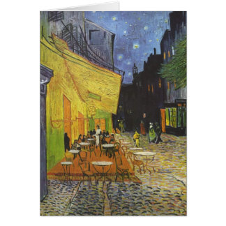 De Cafe Terrace 's nachts van Van Gogh