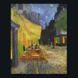De Cafe Terrace 's nachts van Van Gogh Poster<br><div class="desc">Van Gogh's The Cafe Terrace bij nacht</div>