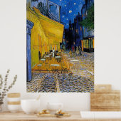De Cafe Terrace van Vincent Van Gogh Poster (Keuken)