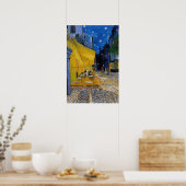 De Cafe Terrace van Vincent Van Gogh Poster (Keuken)