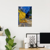 De Cafe Terrace van Vincent Van Gogh Poster (Thuiskantoor)