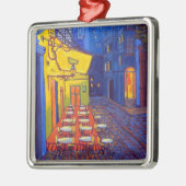 De "Cafe Van Gogh"-feestdag Metalen Ornament (Links)