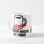 De cafeïne Gebaseerde Mok van de Koffie van de (Voorkant links)