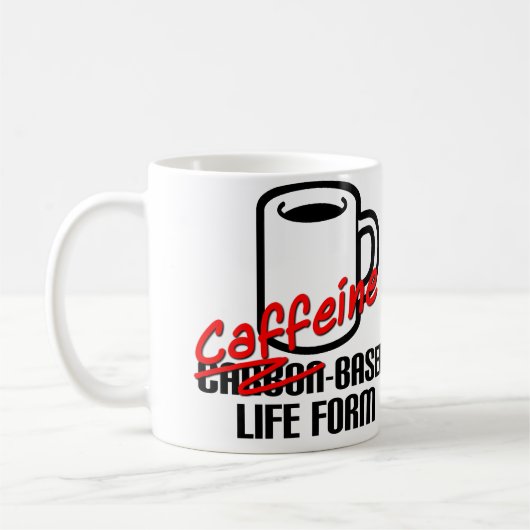 De cafeïne Gebaseerde Mok van de Koffie van de (Links)