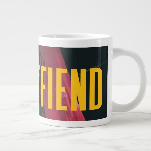 De cafeïne grote koffiekop (Rechts)