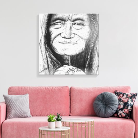 De Cailleach canvas print (Insitu (Woonkamer))