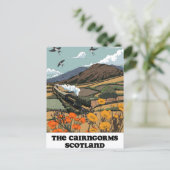 De Cairngorms Schotland Briefkaart (Staand voorkant)