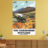 De Cairngorms Schotland Canvas Afdruk (Insitu (Woonkamer))