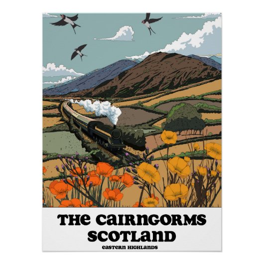 De Cairngorms Schotland Perfect Poster (Voorkant)