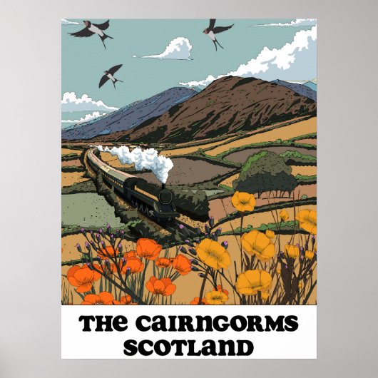 De Cairngorms Schotland Poster (Voorkant)