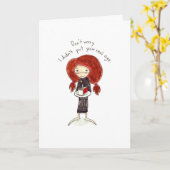 De Cake Card* van de verjaardag Kaart (Gele Bloem)