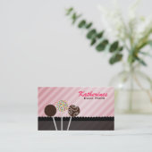 De cake knalt Visitekaartjes (Staand voorkant)