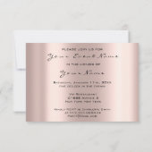 De cake nam het Vrijgezellenfeest van de Kaart (Achterkant)