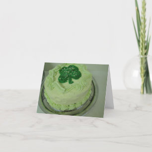 De Cake van de klaver, St. Patrick Dag Kaart