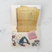 De Cake van de Rum van de verjaardag Kaart (Binnen)