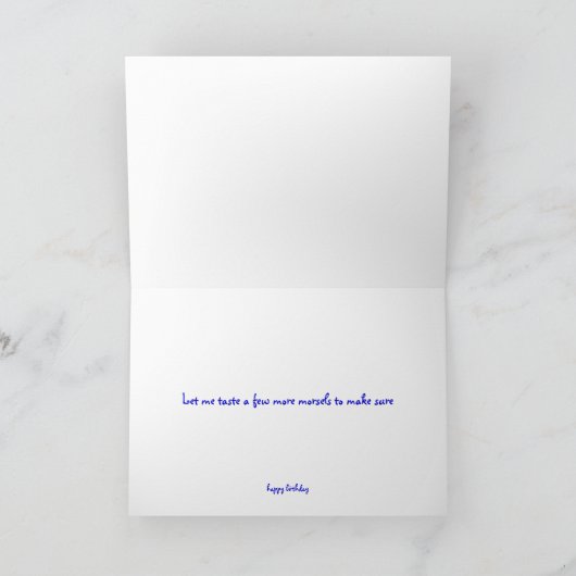 De Cake van de test Kaart (Binnen)