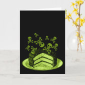 De Cake van het vergift Kaart (Gele Bloem)