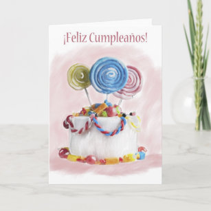 Spaanse Verjaardagskaart Vrouw