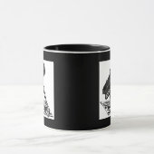 "De Calavera van het volk" ongeveer 1800 Mexico Mok (Midden)