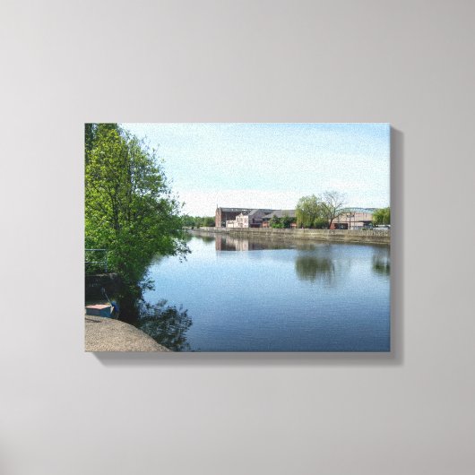 De Calder & Hebble Navigation, Wakefield Canvas Afdruk (Voorkant)
