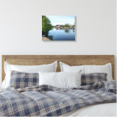 De Calder & Hebble Navigation, Wakefield Canvas Afdruk (Insitu (Slaapkamer))