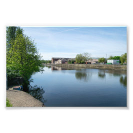 De Calder & Hebble Navigation, Wakefield Foto Afdruk
