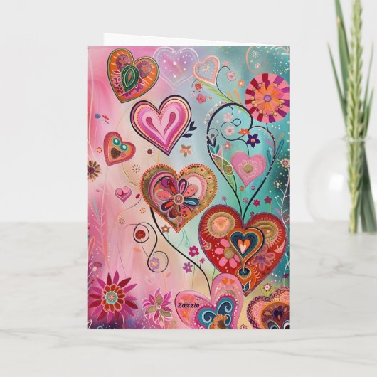 De caleidoscoop van de liefde kaart (Achterkant)