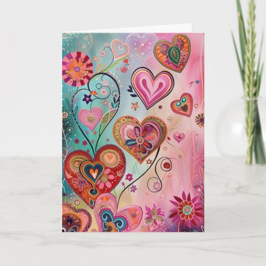 De caleidoscoop van de liefde kaart (Voorkant)