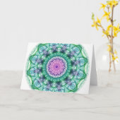 De caleidoscoop van de waterlelie kaart (Gele Bloem)