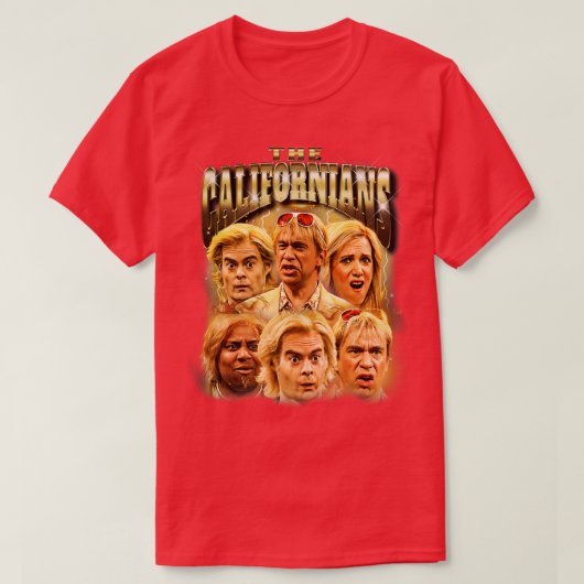 De Californians 90s bootleg ontwerp T-shirt (Design voorkant)