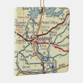 De Californische  kaart tekenen Keramisch Ornament (Rechts)