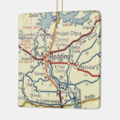 De Californische  kaart tekenen Keramisch Ornament (Links)