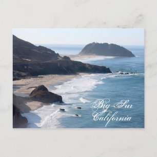 De Californische kustlijn bij Big Sur Briefkaart