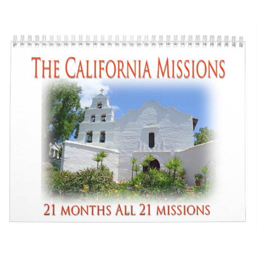 De Californische missies Kalender (Hoes)