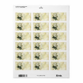 De Calla Lilies staan weer in bloei Etiket (Full Sheet)